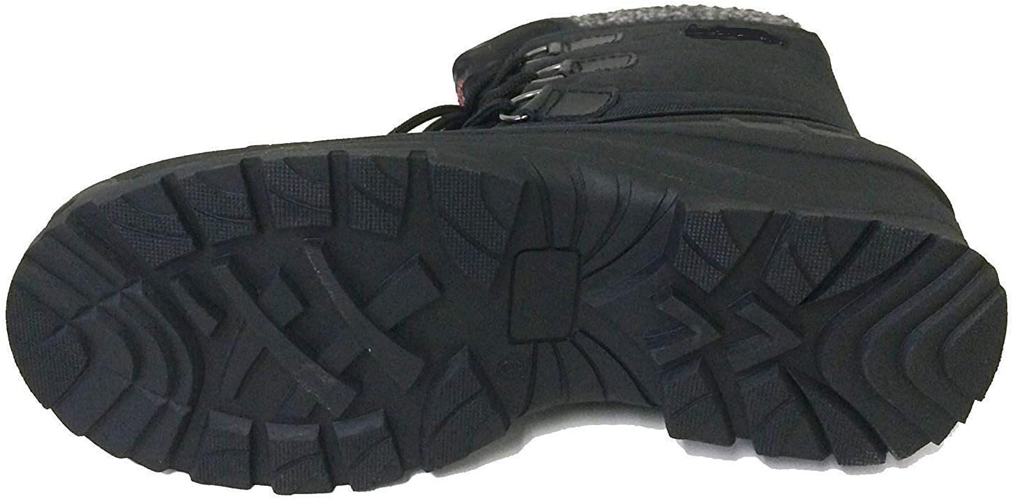 G4U-YC06S Men's Winter Boots Cold Weather Water Repellent Nylon 9" Thermolite Insulated Hiking Duck Warm Snow Shoes