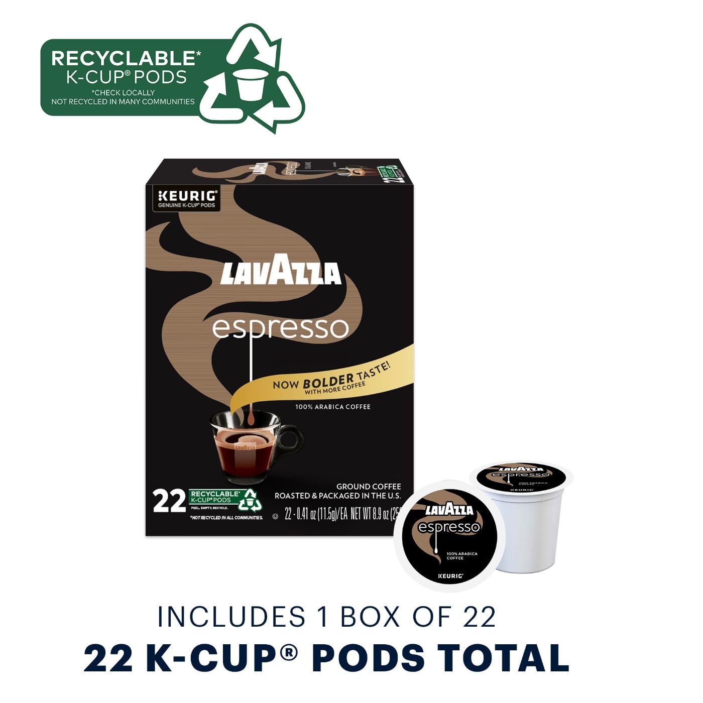 Lavazza QualitÃ Oro Whole Bean Blend, Medium Roast, 2.2 Pound (Pack of 1) ,100% Arabica, Central America & African highland origins, Fruity & Aromatic