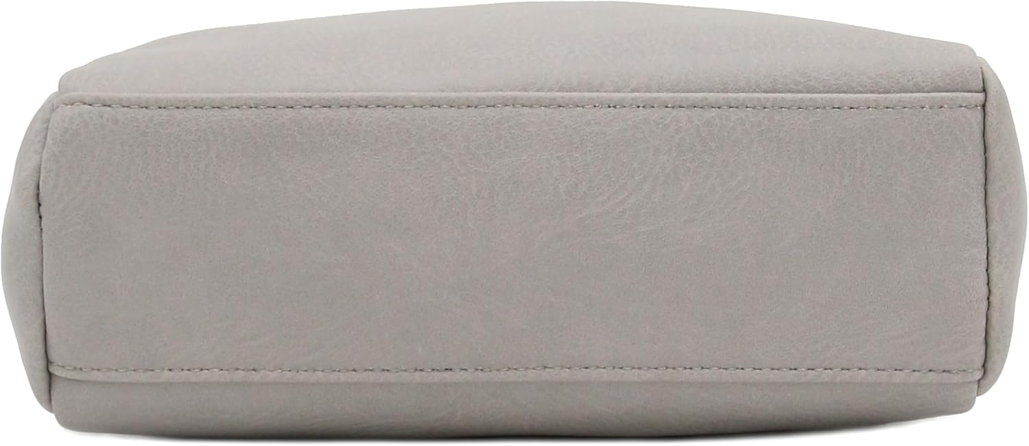 Triple Zip Small Crossbody Bag