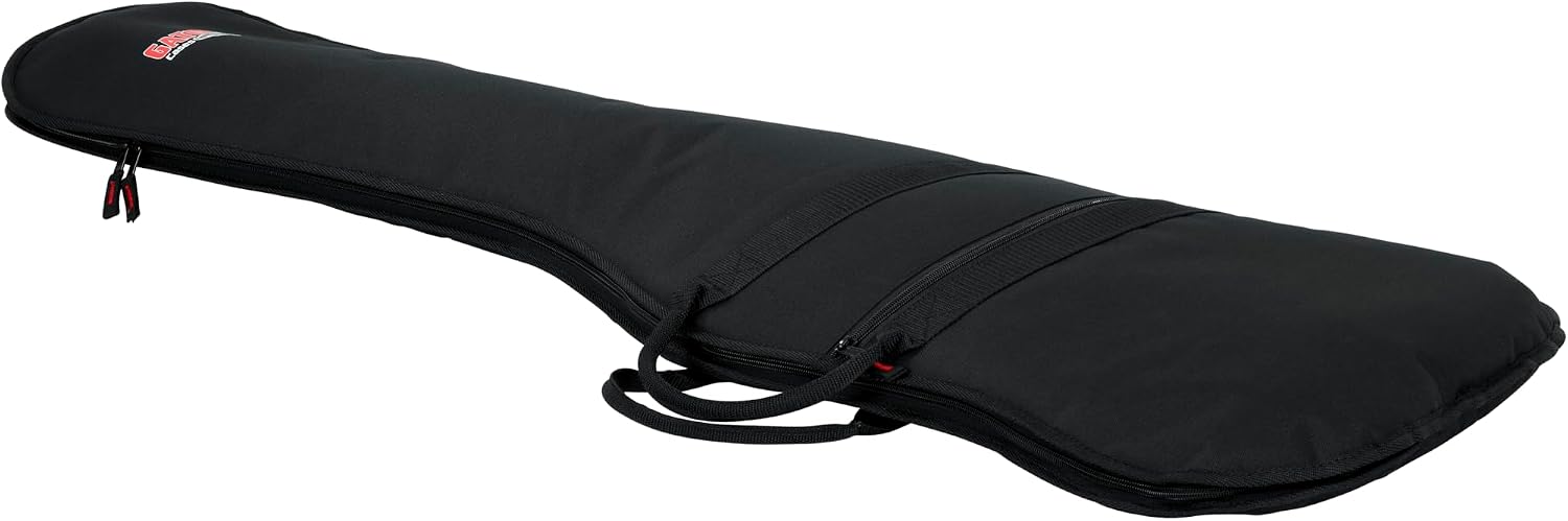 Gator Cases Foam Padded Guitar Gig Bag for Extreme Style Guitar Bodies, Fits Flying V, Explorer, Warlock, and More, up to 47.5" in Length (GBE-EXREME)