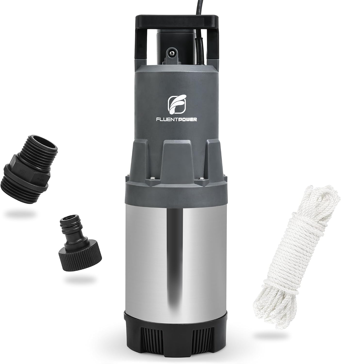 1HP Portable Garden Transfer Pump, 900GPH Electric Sprinkler Booster Pump, Shallow Well Jet Pump for Home Lawn Irrigation and Water Draining
