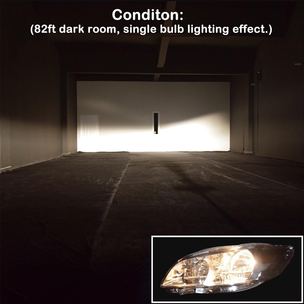 Voltage Automotive H11 Halogen Bulb (10 Pack) - Standard Replacement For High Beam Low Beam Driving Fog Light