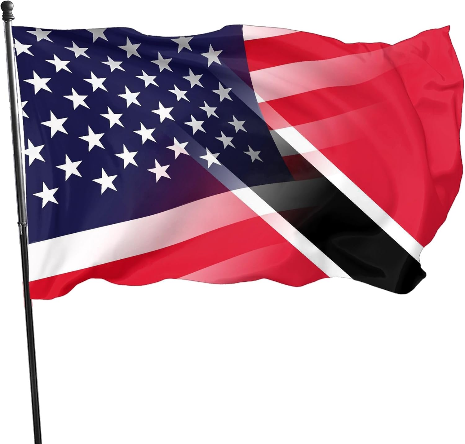 Nicaragua Nicaraguan And American Flag America USA 3x5 Ft Patriotic Banner Outdoor Indoor Decoration National Flags for Garden Car Yard Outside Decor
