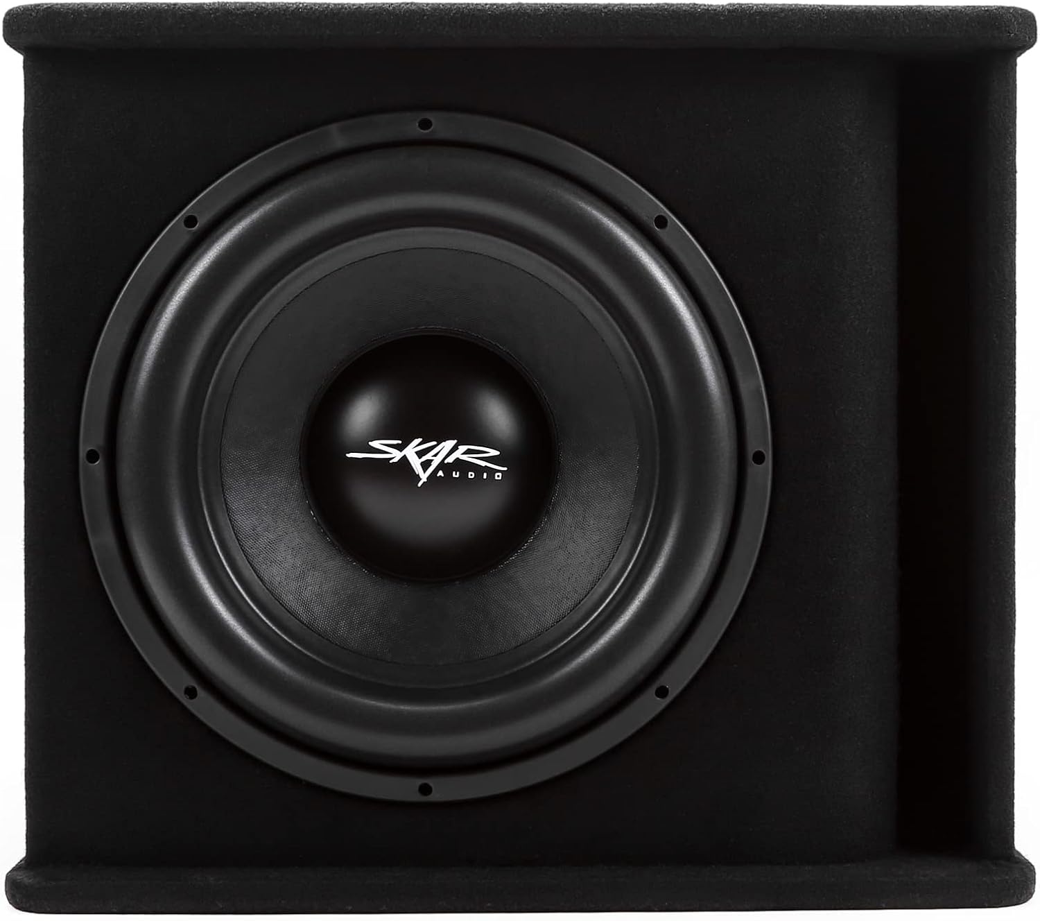 Skar Audio Single 8" Complete 700 Watt SDR Series Subwoofer Bass Package - Includes Loaded Enclosure with Amplifier