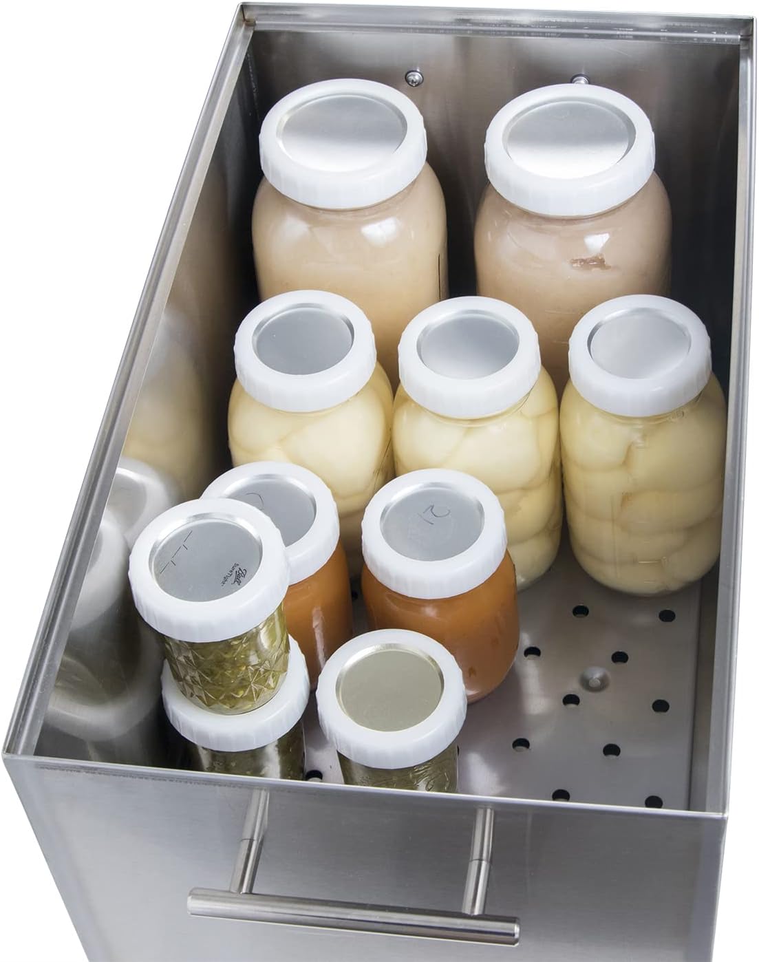 15 Quart Jar - 2022 Style - Stove Top Water Bath Canner, Large Stock Pot - Not Polished - Hand Made - NO Spout
