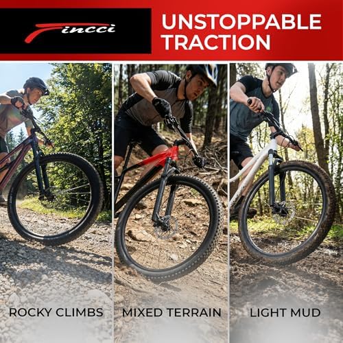 Pair 26 x 2.125 Mountain Bicycle Tires - Foldable 57-559, 30 TPI 26 inch | Folding 26 inch Bicycle Tyres, Accessories for MTB, Mountain