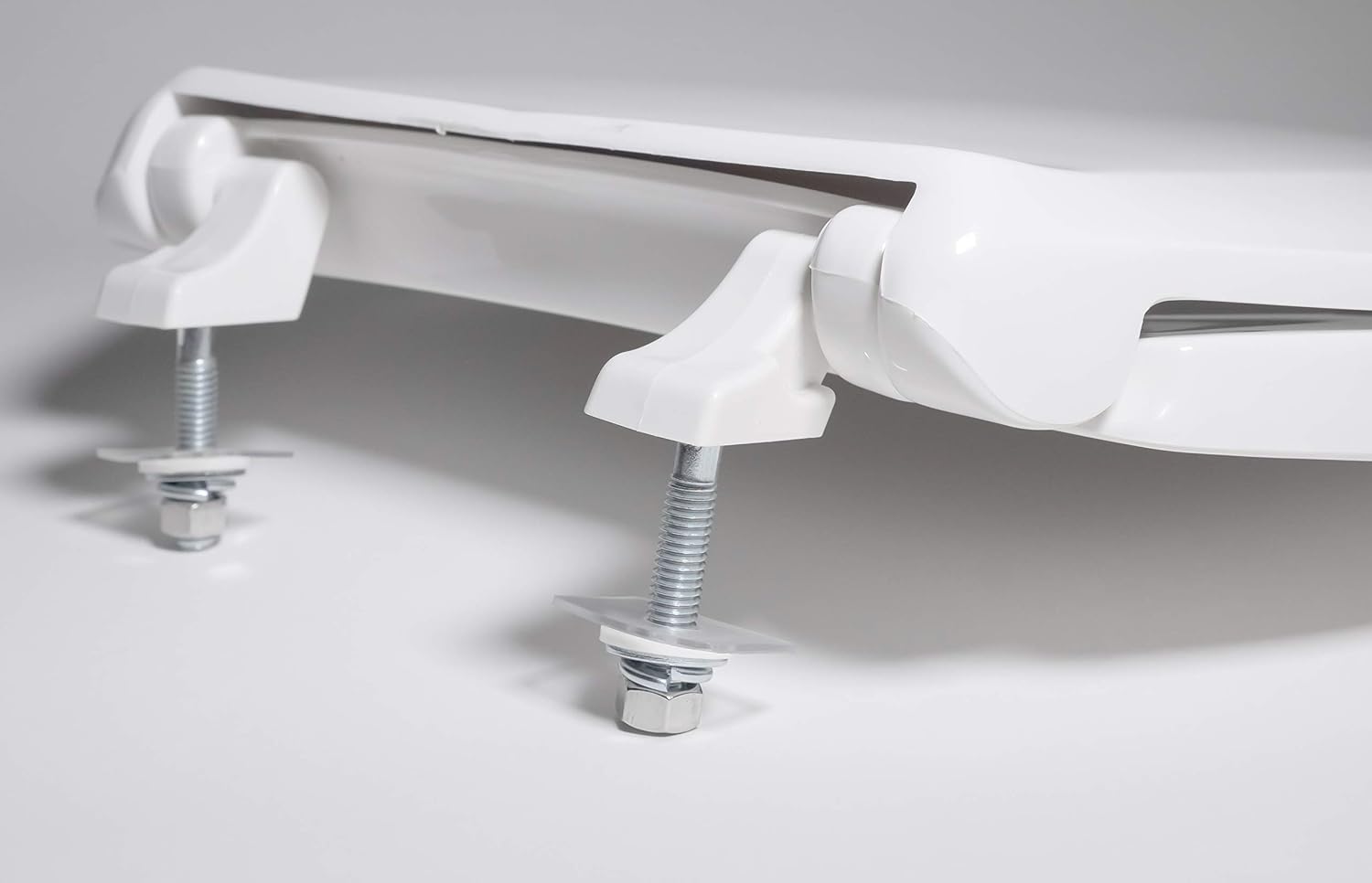 Centoco Toilet Seat Elongated, Commercial, Heavy Duty, SS Hardware, Black | Heavy Duty Hinge, Closed Front, Cover, Plastic, Stainless Steel Hardware, Made in the USA, ‎DS800STS-407