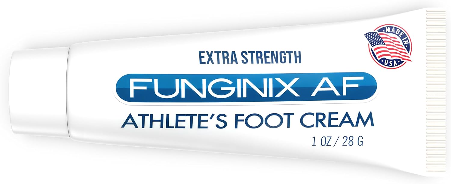 Funginix AF Athlete's Foot Anti-Fungal Treatment, FDA-approved, Safe and Effective, 1 Ounce Tube