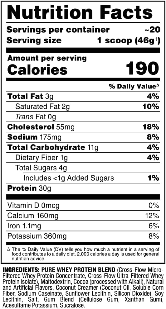 ALLMAX AllWhey Classic Whey Protein Powder, Chocolate, 5 lb
