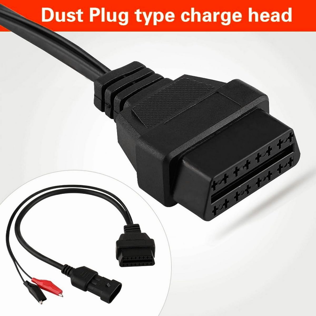 OBD OBD2 16 Pin Connector Diagnostic Adapter Cable Compatible for BMW 20 Pin