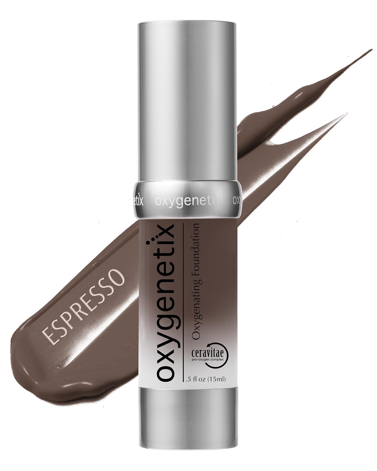 Oxygenetix Oxygenating Foundation – Pearl | Breathable Makeup, Buildable Coverage with Weightless Feel, Longwear Foundation, Safe for Sensitive or Laser-Treated Skin