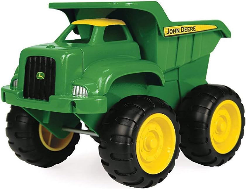 TOMY John Deere Vehicle Set - Includes Dump Truck Toy and Tractor Toy with Loader - Kids Outdoor Toys - Kids Construction and Sandbox Toys - 6