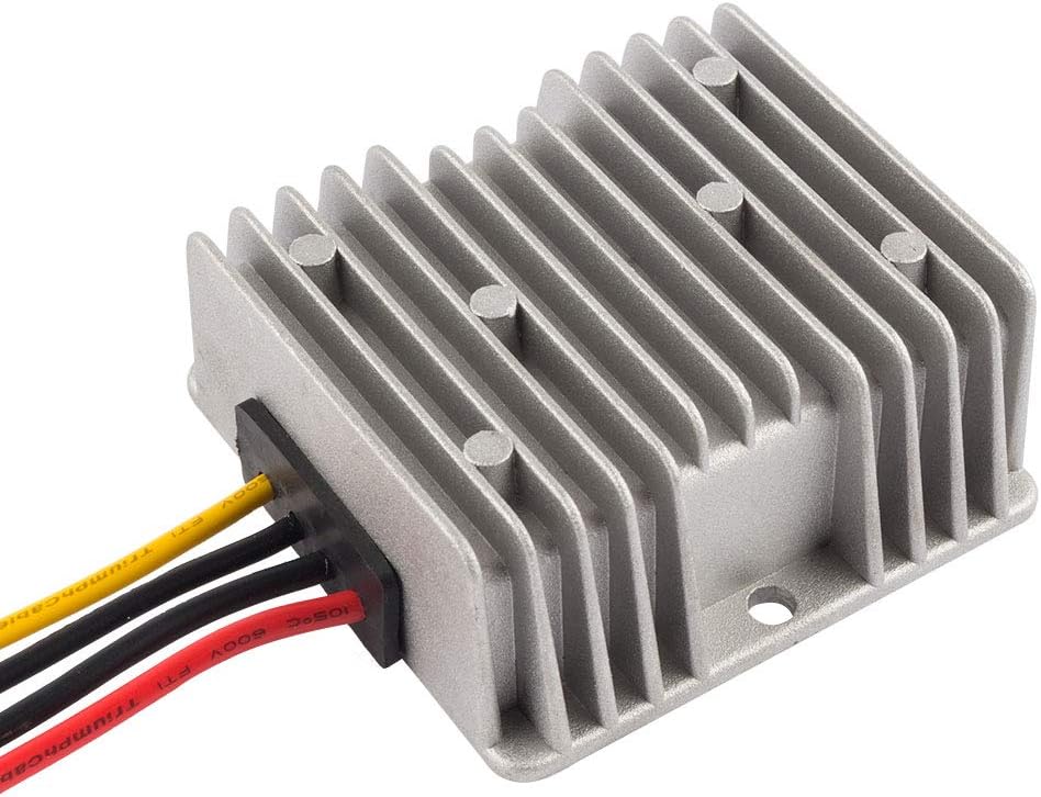uxcell Power Converter Regulator DC12V/24V to DC6V 25A 150W Waterproof Voltage Convert Transformer