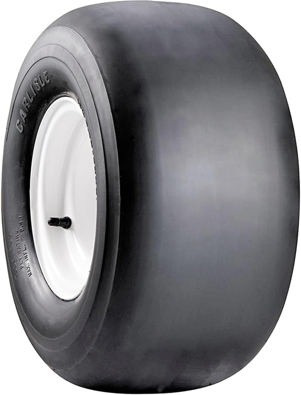 Carlisle Smooth Lawn & Garden Tire - 20X10-10 | Lawn Mower & Garden Tractor All Season Traction 73A3 Rated 2 Ply Bias Construction Black Sidewall Tire