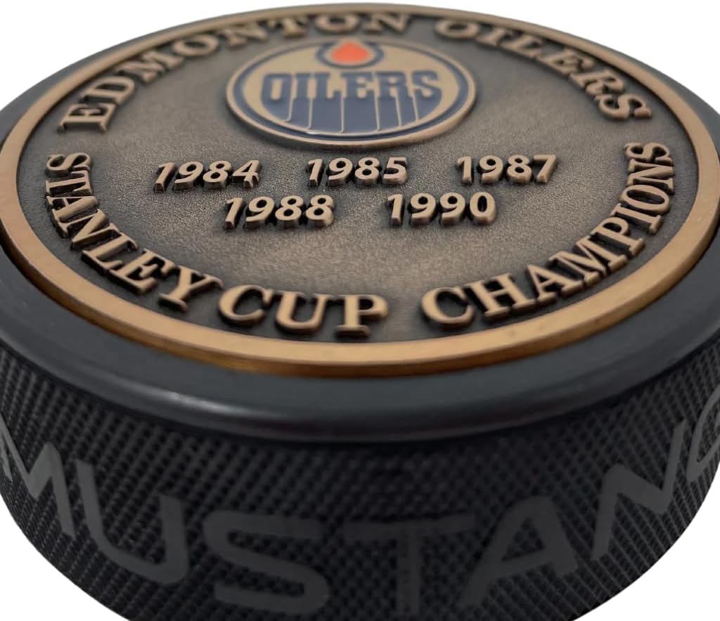 Sports Decor Stanley Cup Years Gold Medallion Puck