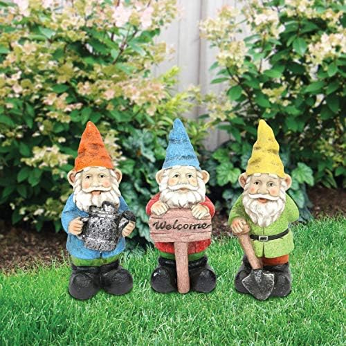 Alpine Cement Assorted 10 in. Colorful Statue