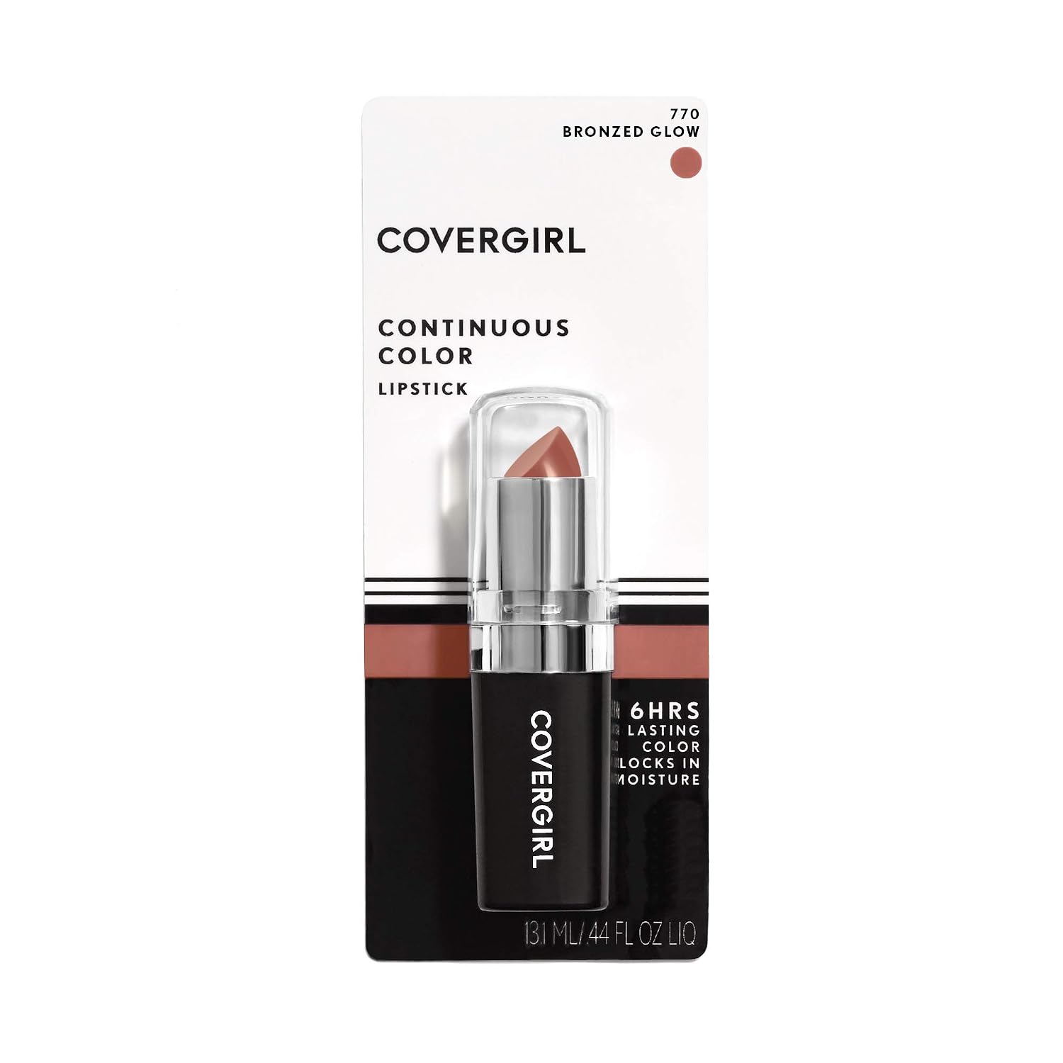 COVERGIRL Continuous Color Lipstick It's Your Mauve 030, 0.13 oz (packaging may vary)