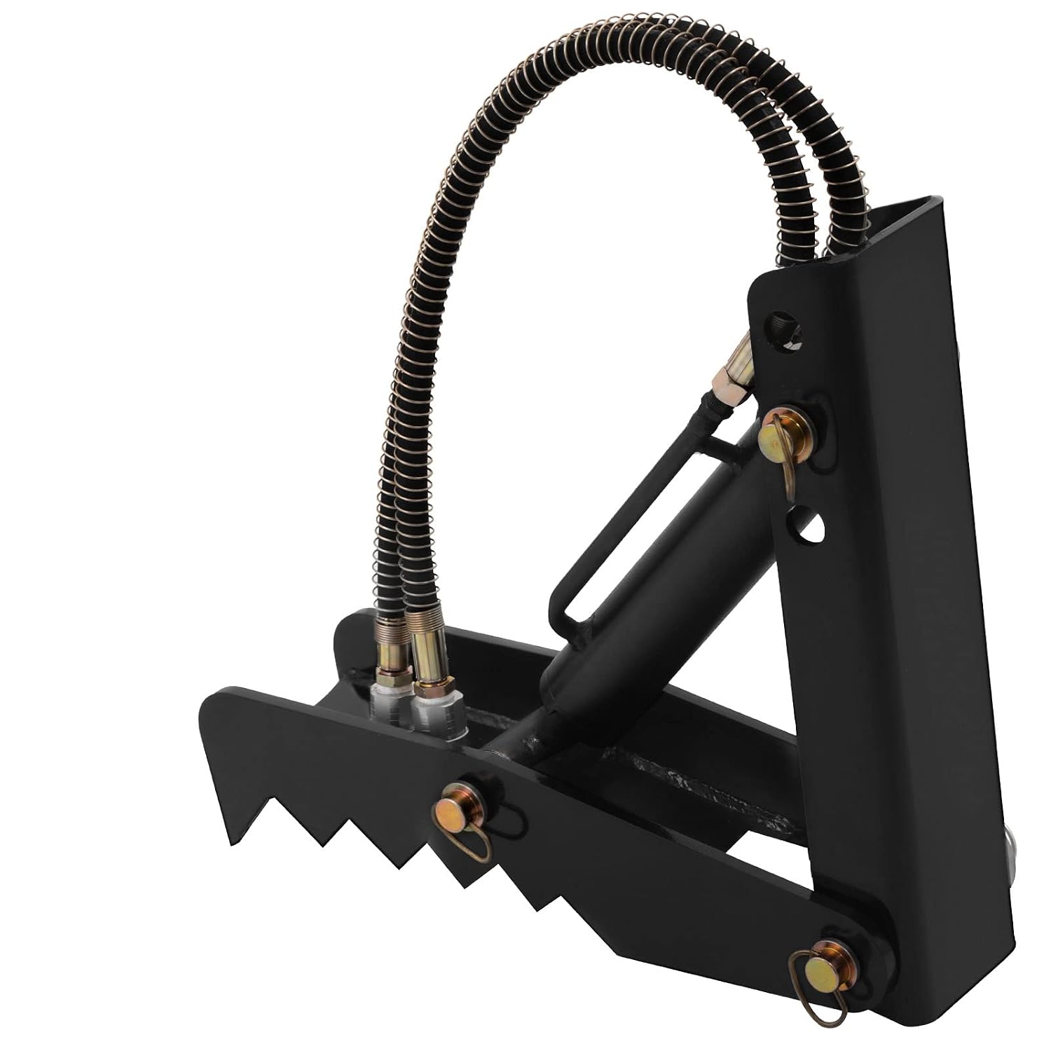 Vevor 18" Hydraulic Backhoe Thumb, 1/2" Thickness Heavy Duty Excavator Thumb, Black Steel Weld On Thumb Attachments with Hydraulic Cylinder