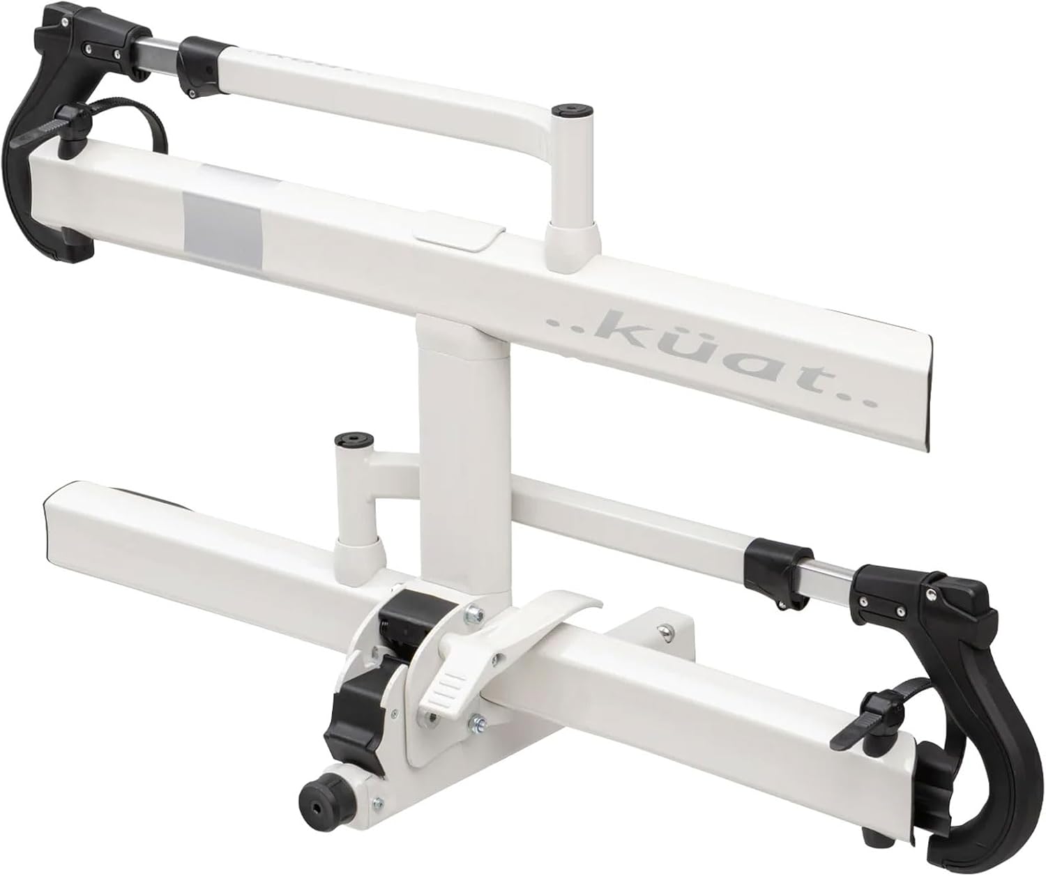 Kuat Sherpa 2.0 Compact 2-Bike Transporting Hitch Rack | Durable Lightweight Aluminum Compact 2-Bike Transporting Hitch Rack w/Cable Lock & Foldable Tire Cradles, 40 Lbs per Tray
