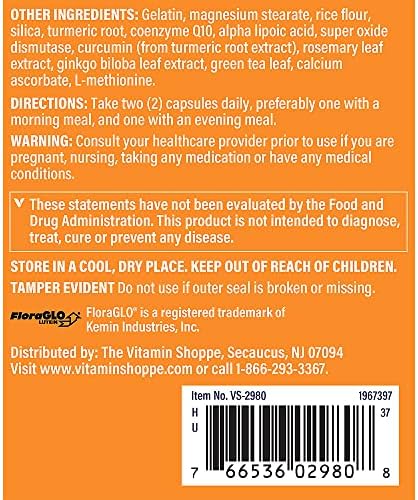The Vitamin Shoppe Opti-Vue with FloraGLO Lutein - Eye Health & Vision Support | Comprehensive Eye Formula | 240 Capsules | Macular Health
