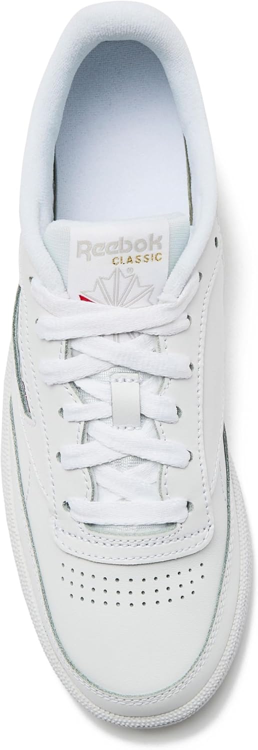 Reebok Club C 85 Mens Tennis Shoes, Casual Fashion White Sneakers for Men