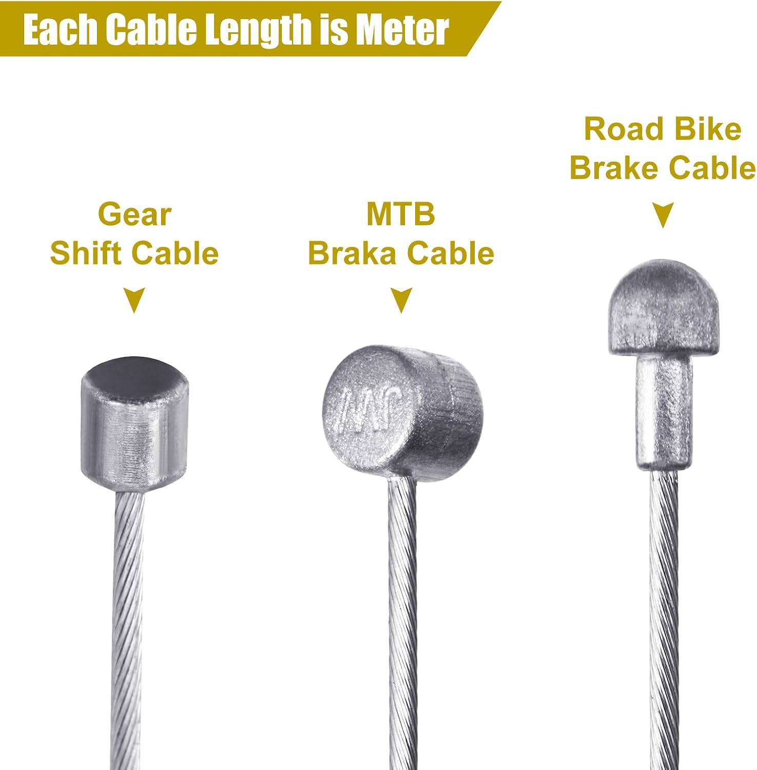 Boao Universal Bike Brake Cable Kit Bicycle Cable Housing Set