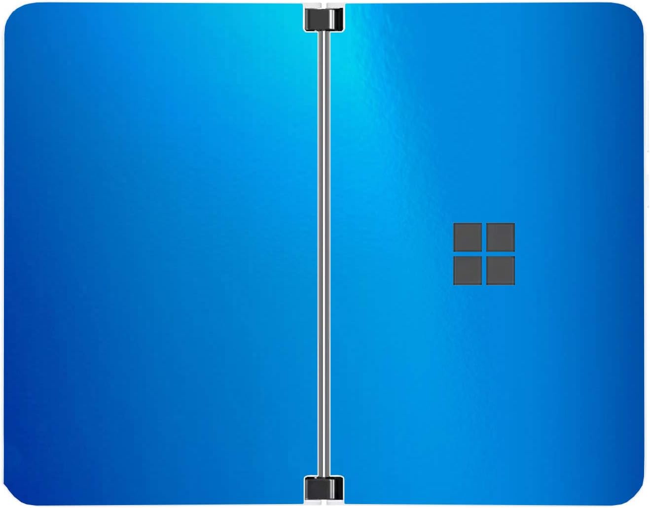 SopiGuard Sticker for Surface Duo Phone Edge-to-Edge Precision Vinyl Skin Wrap (Leather Textured)