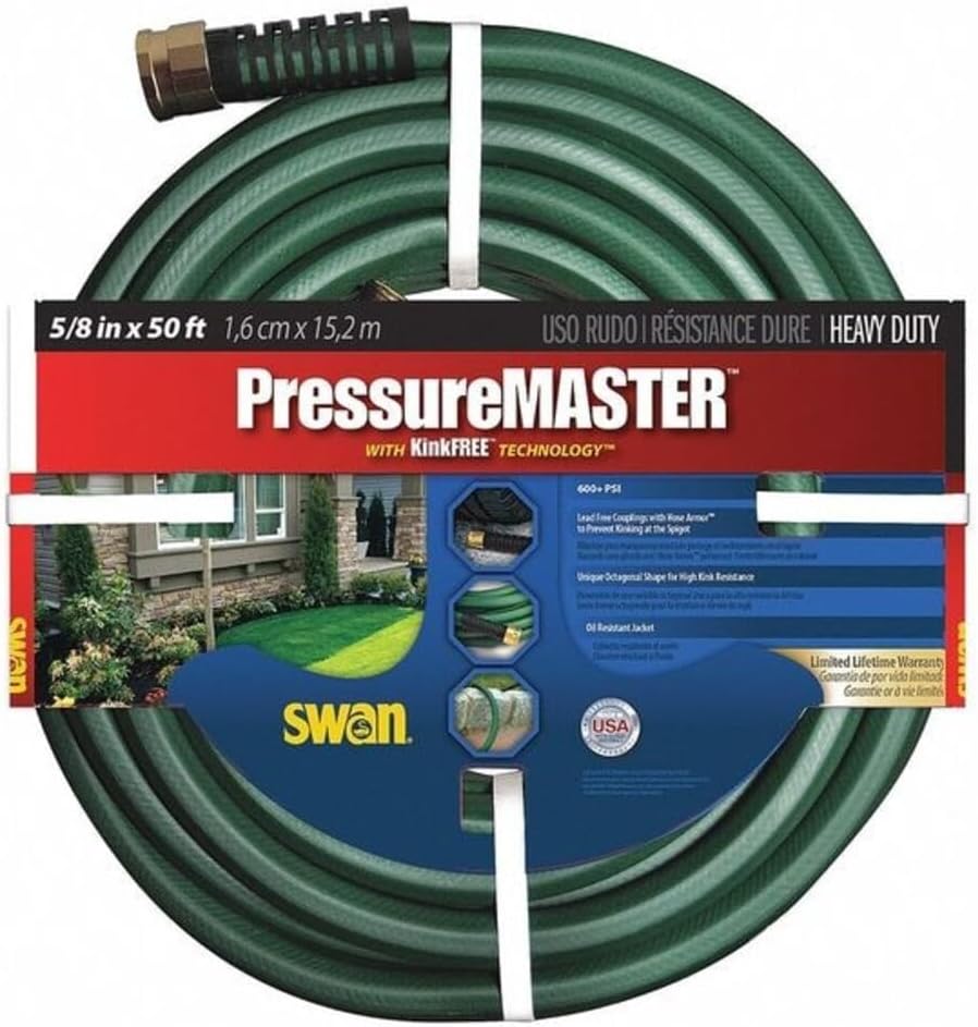 Kink Free Heavy Duty 0.63" Garden Hose Size: 50'