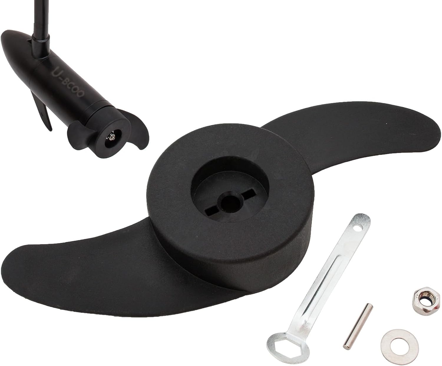 Power Prop Kit 2-Blades (3 in Diameter) Electric Trolling Motor outboard/propeller for 32lb, 46lb, 40lb