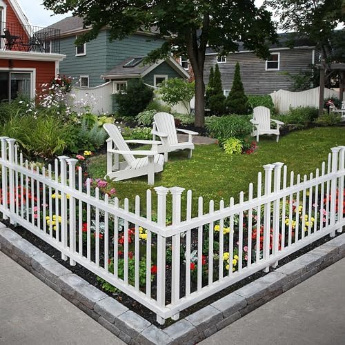 Zippity Washington Picket Gate, White Vinyl DIY No Dig Kit
