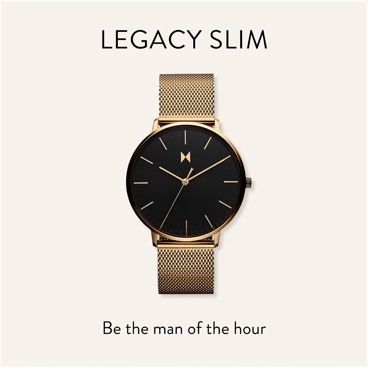 MVMT Legacy Slim Men's Watch – Minimalist - Water Resistant - Stylish Gift for Him