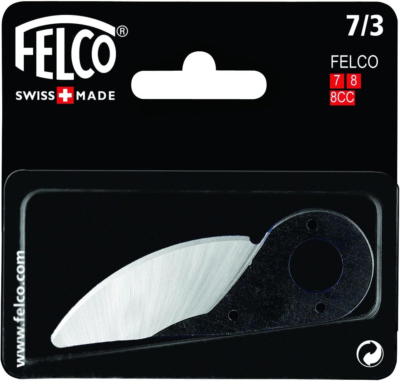 Felco Hand Pruner Replacement Kit (7/3-1) - Spare Blade, Spring, & Adjustment Key for Garden Shears & Clippers