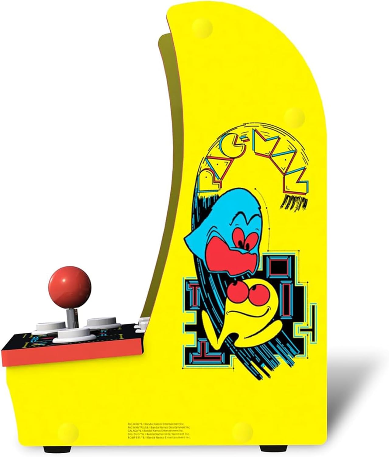 Arcade1Up Ms. Pac-Man Class of '81 Countercade, 3 Retro Games | Countertop Arcade Machine with 7-Inch LCD Screen and Real Feel Joysticks and Buttons
