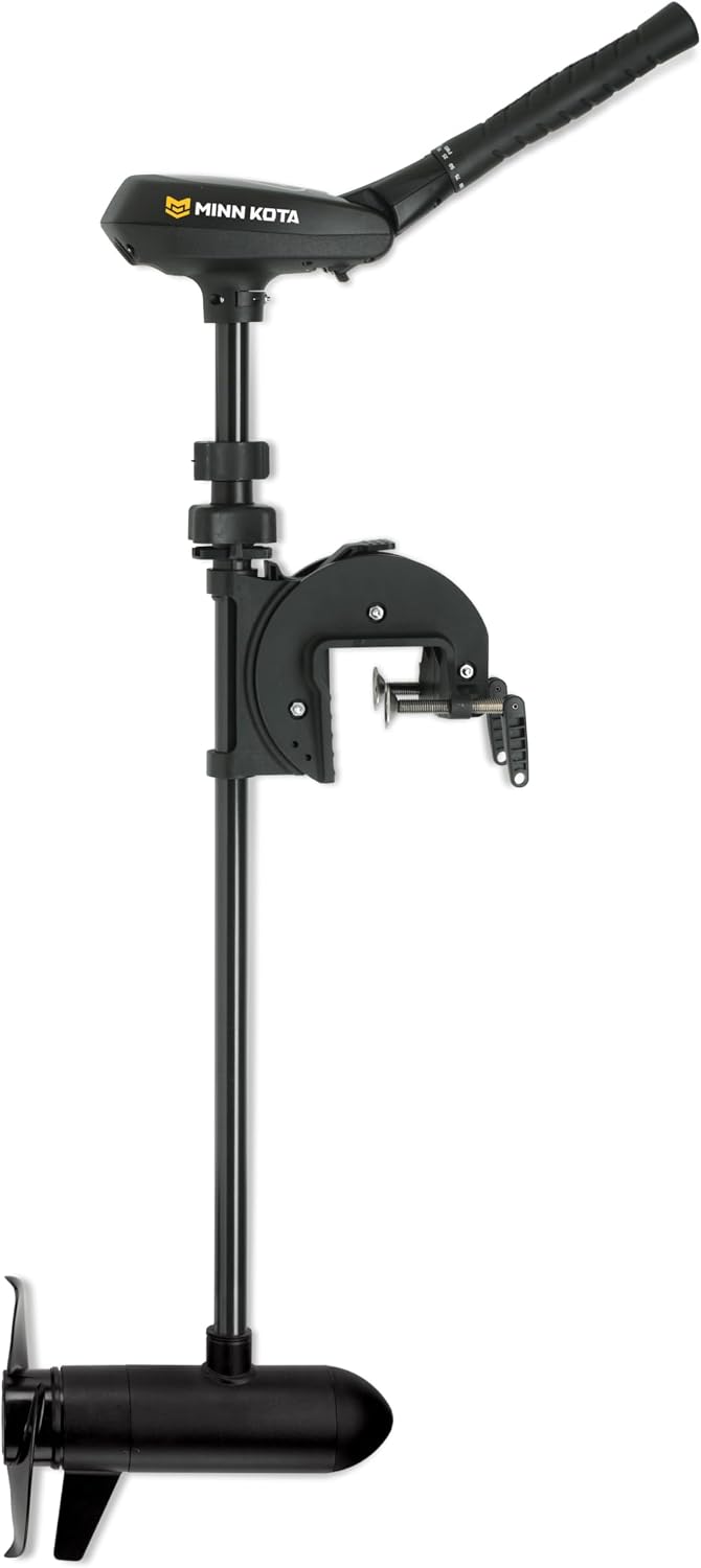 Minn Kota Traxxis Transom-Mount Electric Trolling Motor – 55 Lb. Thrust, 42 in. Shaft, Freshwater