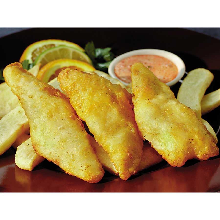 PubHouse Battered Pollock - 32 of 2 to 3 Ounce Pieces, 10 Pound -- 1 each.