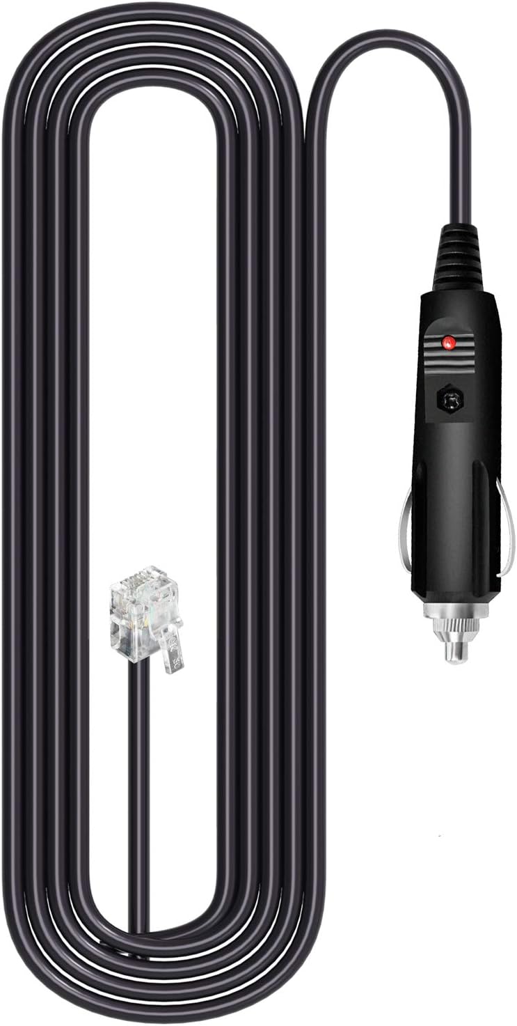 Radar Straight Power Cord Compatible with Uniden R3 3.5m/11.5ft
