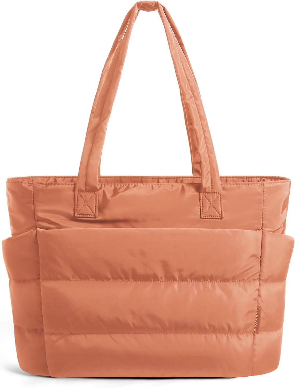 BAGSMART Tote Bag for Women, Lightweight Puffy Tote Bag with Compartments Shoulder Bag Handbag for Travel, Work, Gym | Lightweight