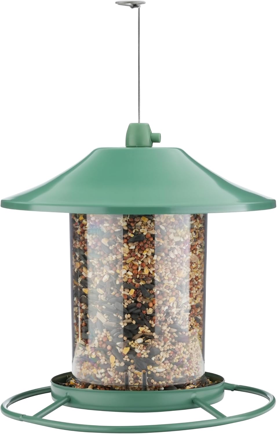 Perky-Pet 312G Green Sparkle Panorama Bird Feeder - 2 Pack