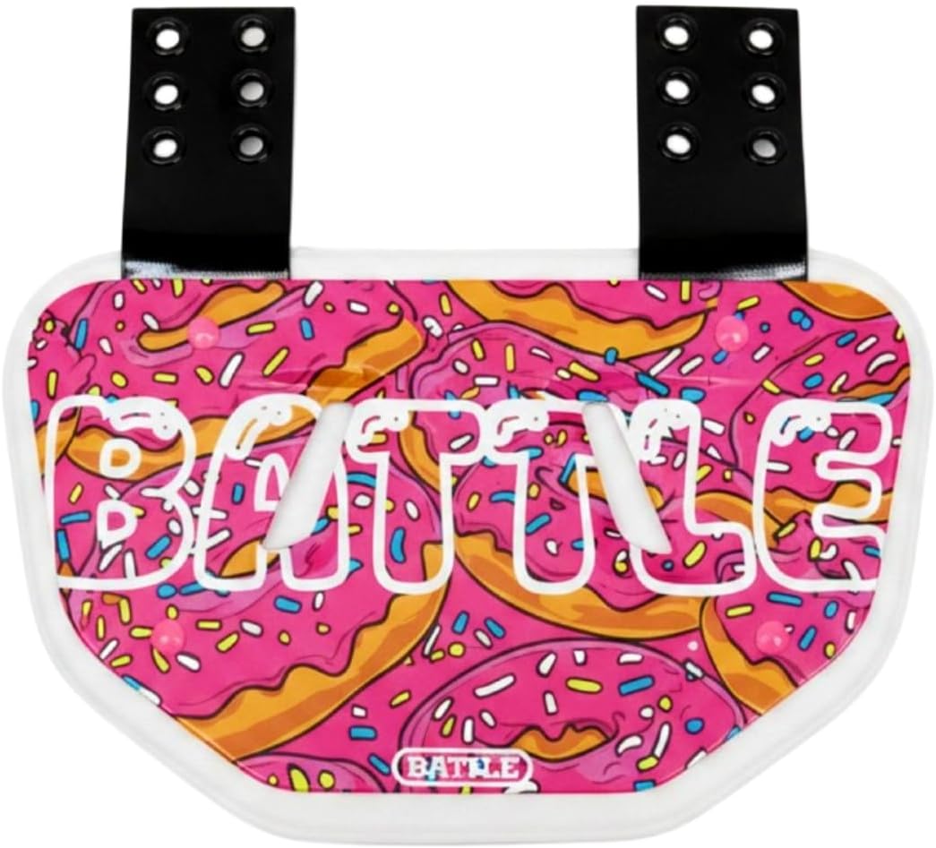Battle Sports Novelty Football Back Plate, Kids, Adults