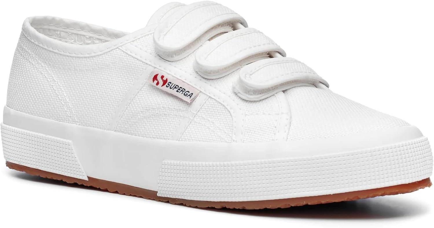 Superga Unisex 2750 Cot3strapu Cotton Canvas Sneakers with Touch Strap Fastening