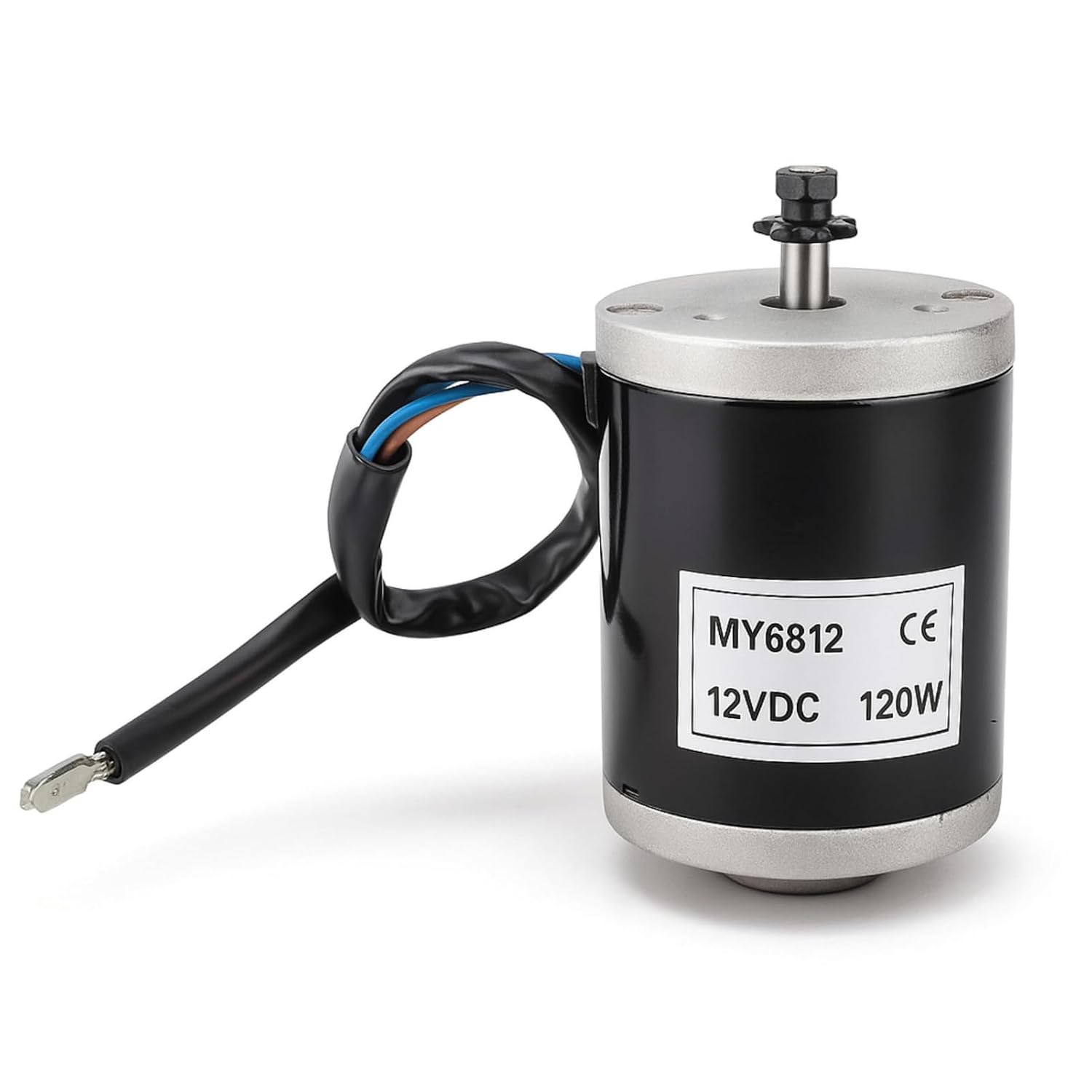 Electric Scooter Motor 12V 120W, Electric Brushed Motor High Speed Small Brush Motor with Belt Pulley E Scooter Accessory, Pulse 12v Motor for Scooter