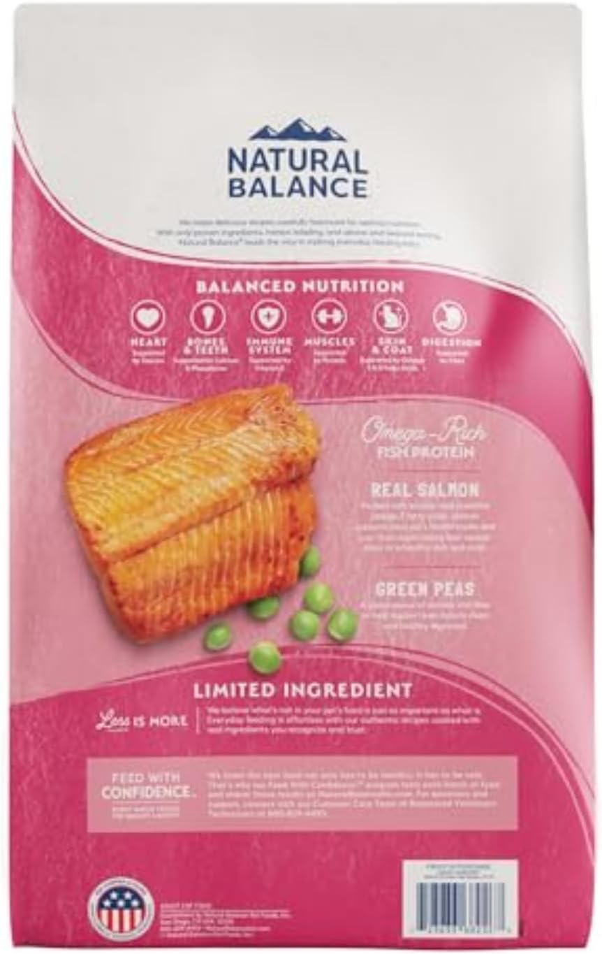 Natural Balance Limited Ingredient Adult Grain-Free Dry Cat Food - Balanced Nutrition - Soy-Free