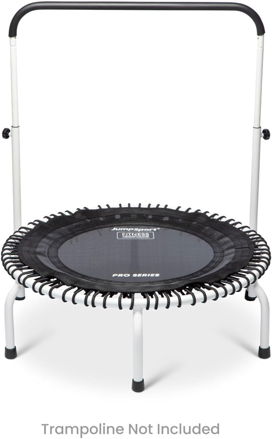 JumpSport Handle Bar Accessory for Arched Leg Fitness Trampolines | Black | Adjustable Height Settings | Trampoline Not Included