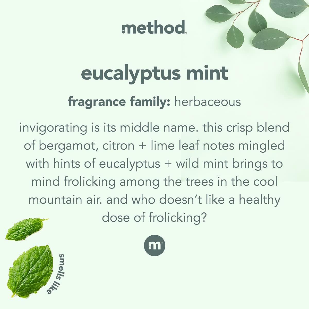 method Foaming Tub + Tile Cleaner, Eucalyptus Mint, 28 fl oz