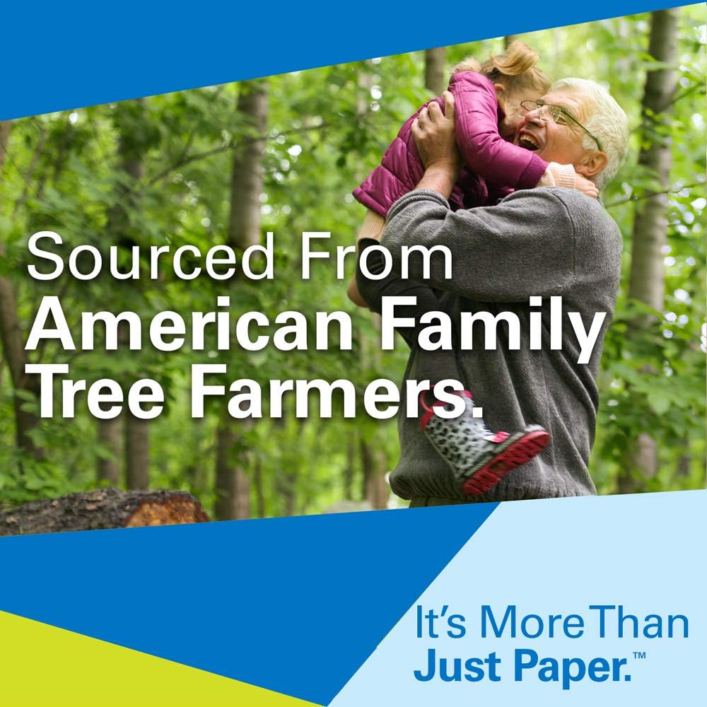 Hammermill Printer Paper, Premium Inkjet & Laser Paper 24 Lb, 8.5 x 11-1 Ream (500 Sheets) - 97 Bright, Made in the USA, 166140R