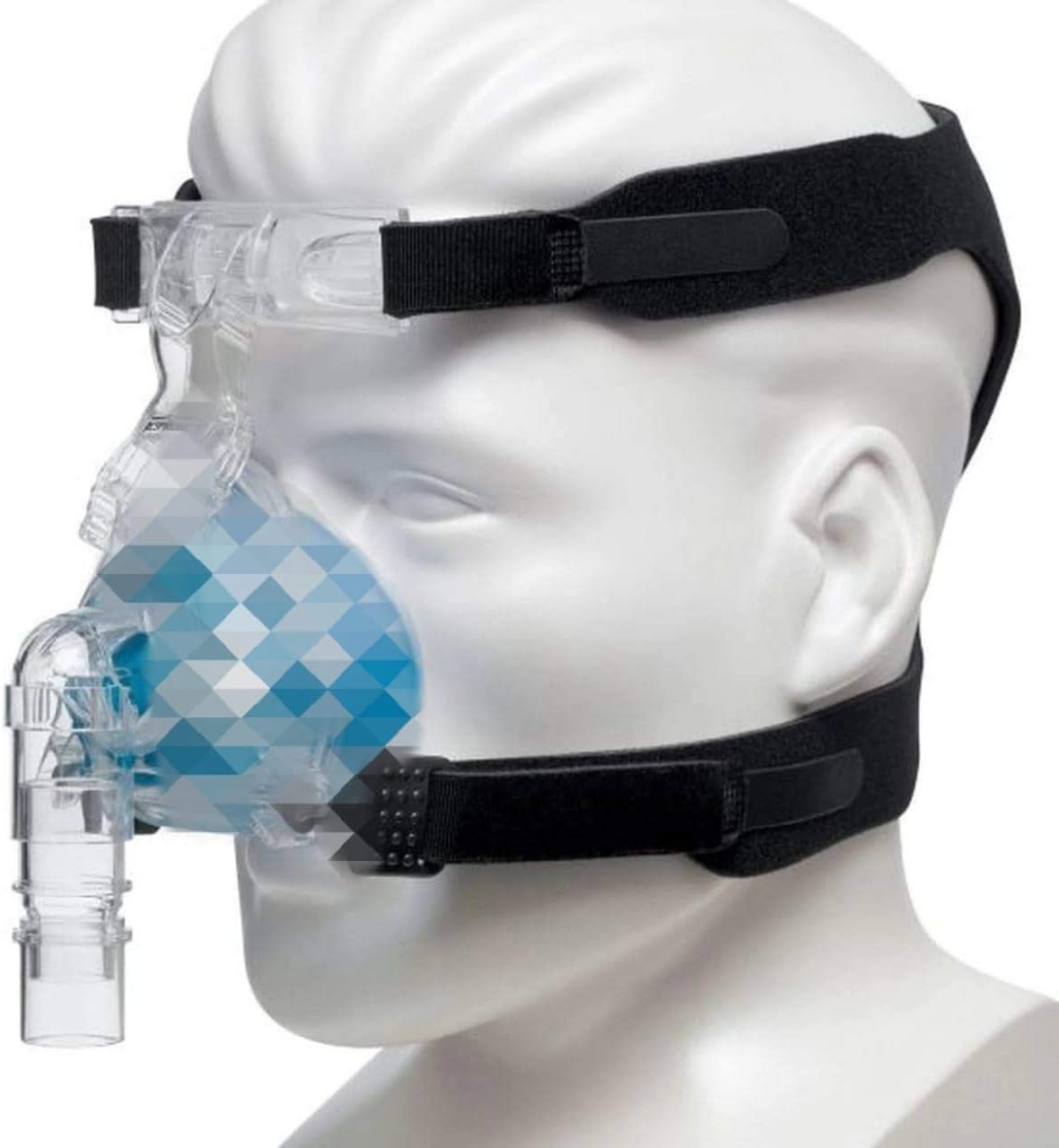 Universal CPAP Headgear Strap – Replacement for Philips Respironics Headgear & ResMed CPAP Supplies – CPAP Mask & Head Strap (Mask, Clips NOT Included)