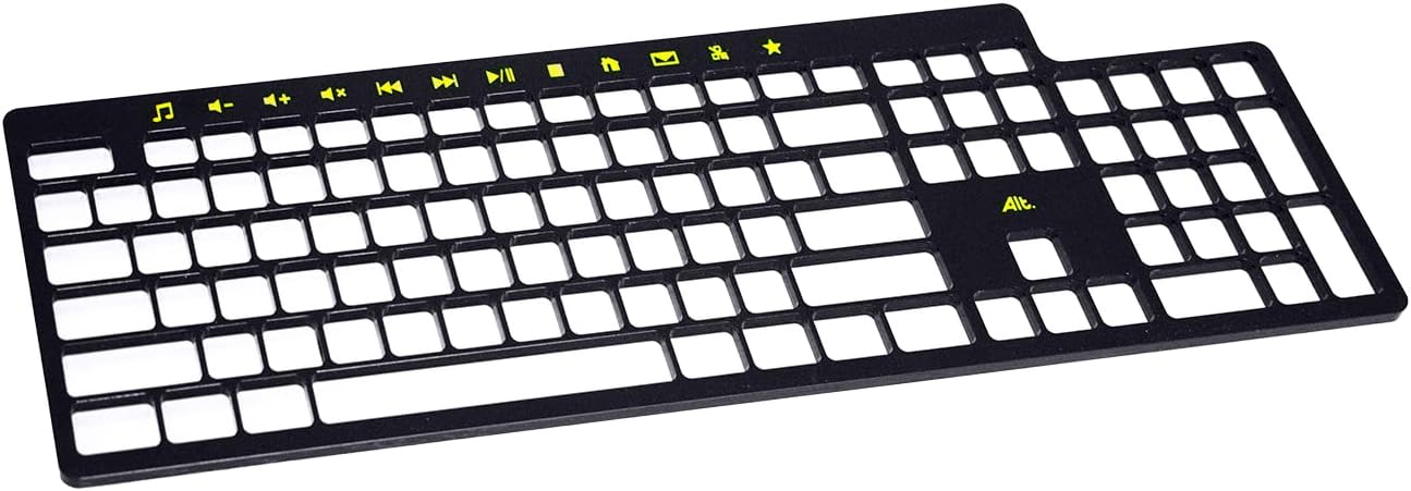 ALT ClearKeys Keyguard Custom Made for Alt ClearKeys Large Print Keyboard - Custom Keyguard for Temporary or Permanent Motor Skill Difficulties