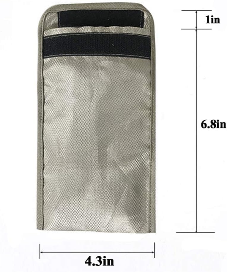 Security Pouch Faraday Bag Anti-Radiation Cell Phone Sleeve Signal Block Pouch Shield EMF 5G Protection RF GPS RFID Privacy Case Covers Smartphone