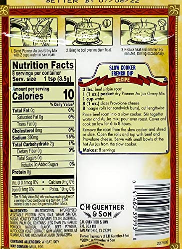 Pioneer Brand French Dip Au Jus Gravy Mix 1oz - 1ct