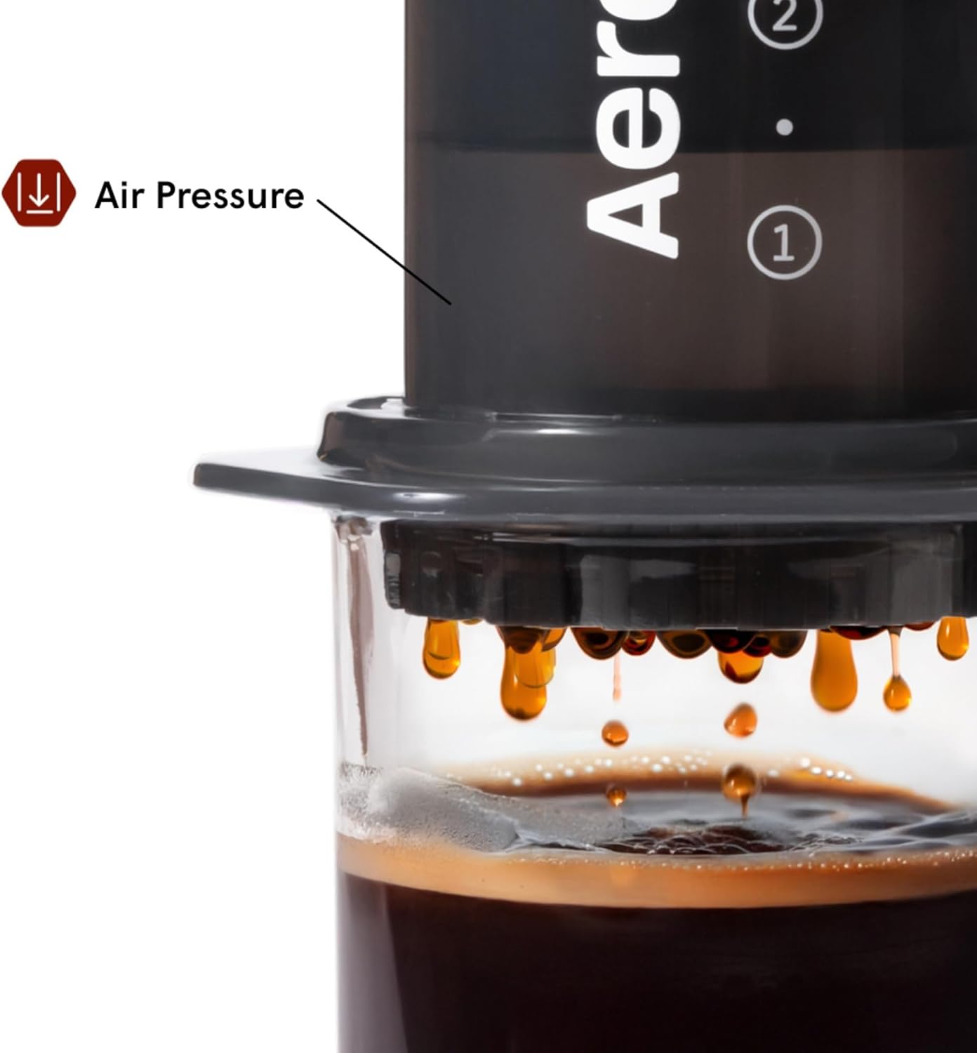 AeroPress Original Coffee Press, French Press, Pour-Over & Espresso Style | All-in-One Manual Coffee Maker, 2-Minute Brew, Less Bitterness
